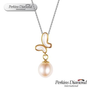 PERKINS 伯金仕 Butterfly s 系列 天然珍珠項鍊