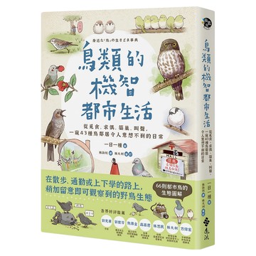 遠流 鳥類的機智都市生活 從覓食、求偶、築巢、叫聲，一窺43種鳥鄰令人意想不到的日常