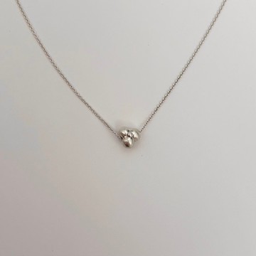 花朵 925純銀 手工項鍊