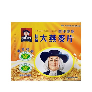 桂格 即沖即食大燕麥片 2600g/盒