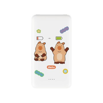 【插畫家聯名】查高插畫充電中雙線快充10000mAh行動電源