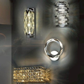 水晶造型壁燈  38-83141、83142、83143、83144、83145