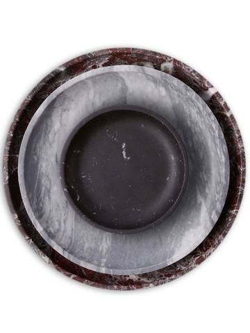 Bloc Studios - x Sunnei set of three plates - unisex - marble - One Size - Black