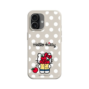 iPhone 17 SolidX 貝殼灰 - 三麗鷗-Hello Kitty - 遮臉系列-購物袋