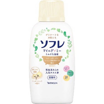 Basklin Sofre Mild Millk Bathing Cotton Milk A scent 720ml
