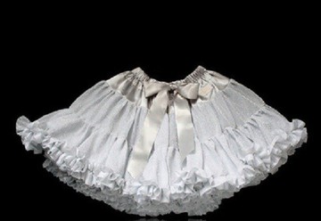 Dolly  GLITTER PETTISKIRT silver 銀色澎裙