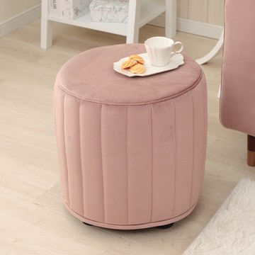 【CELLUTANE】A1239 絲絨圓形椅凳