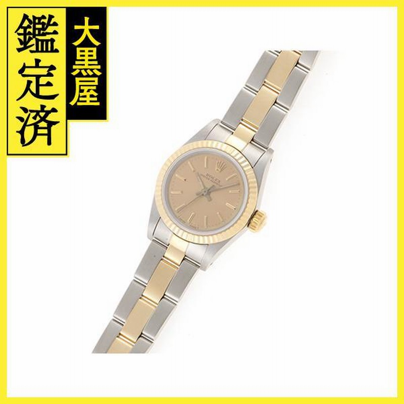 ROLEX ロレックス オイスター パーペチュアル 67193 YG/SS