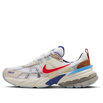 (WMNS) Nike V2K Run 'Metallic Silver Gym Red Deep Royal Blue'
