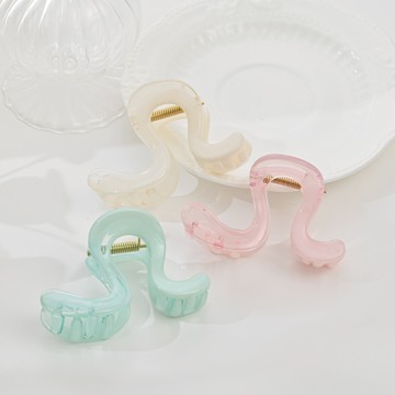 KALAIFU琥珀果凍怪手夾-S流線-多款任選