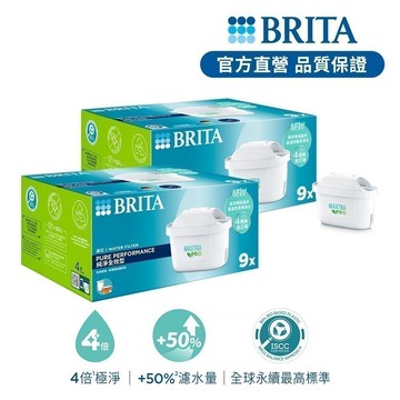 【BRITA官方】MXPRO濾芯-純淨全效型8入/9入/12入 /15入/18入