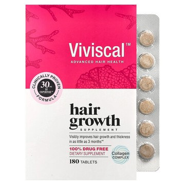 Viviscal, 頭髮生長補充劑，180 片