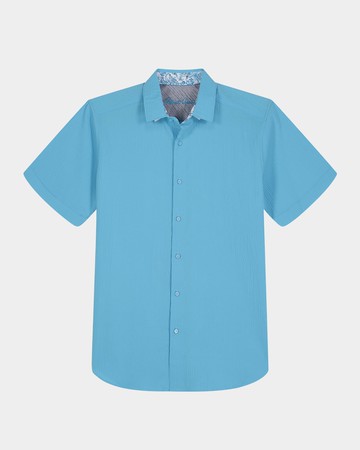 Men's Thresher Seersucker Short-Sleeve Shirt