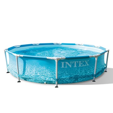 INTEX 海濱圓形框架游泳池 305*76cm(4485L)適用6歲+ 15110170(28206NP)