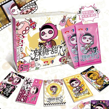 【✨臺灣現*貨✨免運】 卡宝文创辣糖甜心卡片第一弹搞笑治愈音乐动画周边卡牌可爱角色卡 動漫周邊卡通可愛生日禮物節日禮