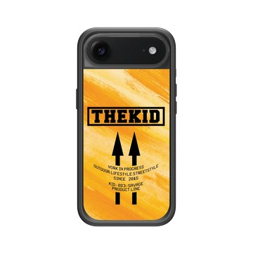 iPhone Air Mod NX -邊框背蓋組合 (相機按鈕) 黑 - KID - THEKID-黃雙箭頭款