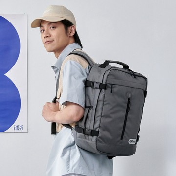 【OUTDOOR】悠遊寰旅-15.6吋電腦後背包-灰色 OD243118GY