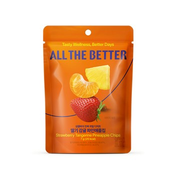 ALL THE BETTER Strawberry Tangerine Pineapple Chips 7g
