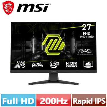 MSI微星 27型 MAG 272F 電競顯示器