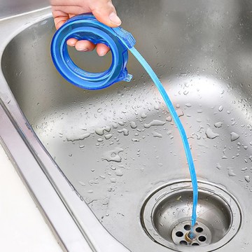 小麥購物 頭髮清理器 C026 34g 4個  繩長 43cm  升級款 藍色