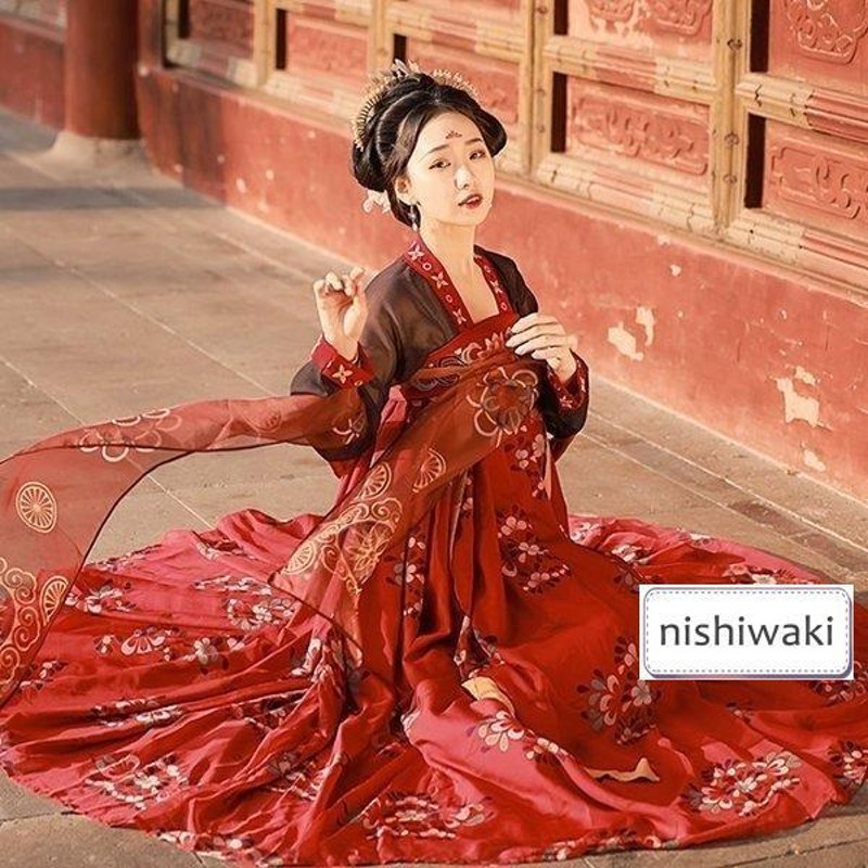 ステージ 2色入 唐装漢服 チャイナドレス 女性 中国古代衣装 チャイナ