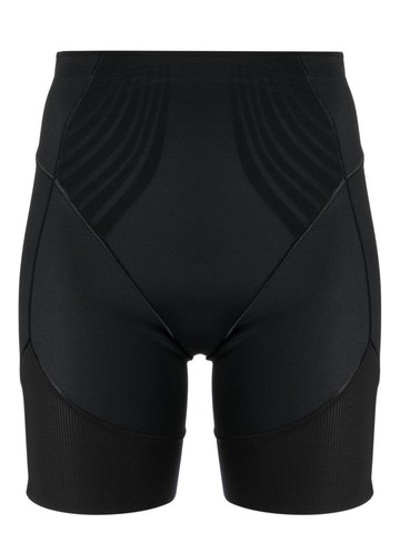 SPANX - Haute Contour® cotton compression shorts - women - Elastane/Cotton/Elastane/Nylon/Nylon - L - Black