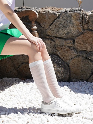 Summer cool Knee Socks WH