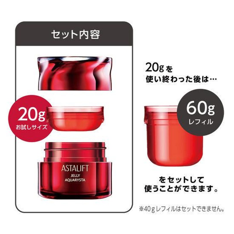 アスタリフト ジェリー アクアリスタ 20g お試し トライアル ASTALIFT