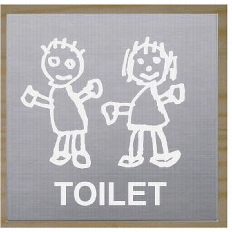 トイレプレート おしゃれ ステンレス製 10cm トイレマーク トイレプレート 通販 Lineポイント最大0 5 Get Lineショッピング