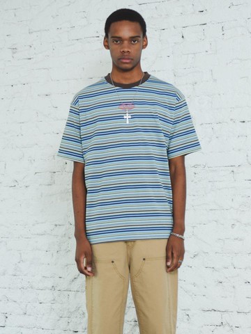 25SS BABIHOUSE STRIPE T-SHIRT [SKY]