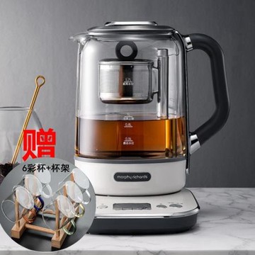 高檔大容量不銹鋼玻璃電熱茶壺蒸煮茶器花黑茶燒水養生辦公自動泡