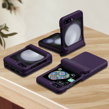 轉軸鉸鏈殼 適用三星Z Flip5 Z Flip6手機殼Samsung Flip4 摺疊屏內置插卡Flip3防摔保護套