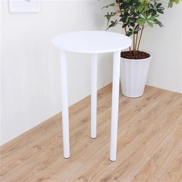 頂堅 寬60x高98/公分(PVC防潮材質)圓形吧台桌/高腳桌/餐桌/洽談桌(二色可選)