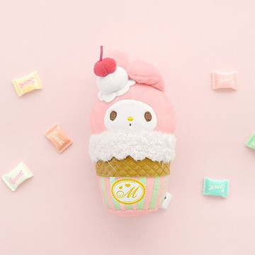 【三麗鷗】冰品主題系列絨毛吊飾 美樂蒂