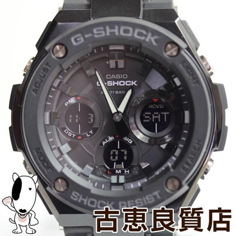 CASIO カシオ ジーショック GST-W100G-1BJF MT1383 中古 CASIO G-SHOCK Gショック メンズ腕時計 Gスチール  アナデジ マルチバンド6 電波ソーラー | LINEブランドカタログ