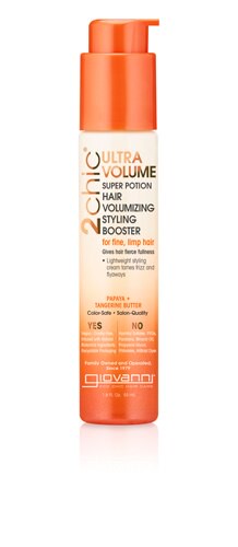 Giovanni 2chic Ultra-Volume Super Potion Hair Volumizing Styling Booster with Tangerine & Papaya Butter 1.8 fl oz