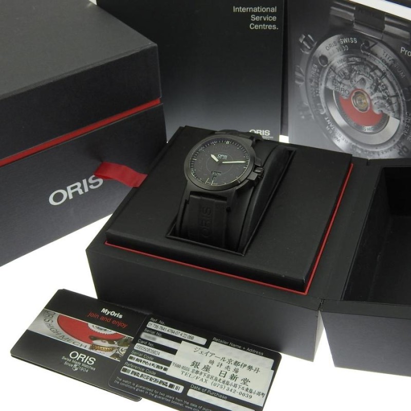 オリス ORIS アドバンスド 裏スケ デイデイト メンズ 自動巻き 腕時計 BC3 01 735 7641 4764 07 4 22 05B  本物保証 箱・保付 美品 | LINEブランドカタログ