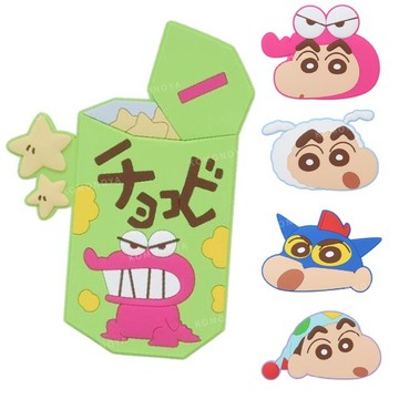 小禮堂 蠟筆小新 矽膠造型隨身鏡 (變裝款)