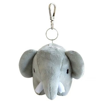 BRUNA FAMILY 大象包包掛飾娃娃  1個  7cm  大象 灰色
