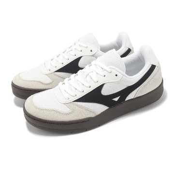 休閒鞋 City Wind 男鞋 女鞋 白 黑 麂皮 雙針縫合 復古 情侶鞋 美津濃 D1GA2564-01