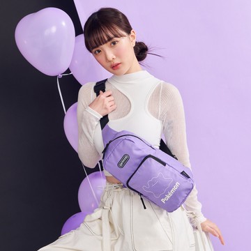 【OUTDOOR】寶可夢Pokemon-夜光百變怪單肩包-大-紫色 ODGO23Q02PL