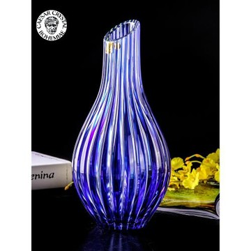 捷克BOHEMIA進口水晶玻璃花瓶歐式創意禮品家用客廳藝術花瓶擺件