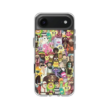 iPhone Air Clear Case（相機按鈕） 透明 - 瑞克和莫蒂 Rick and Morty - 外星寄生蟲