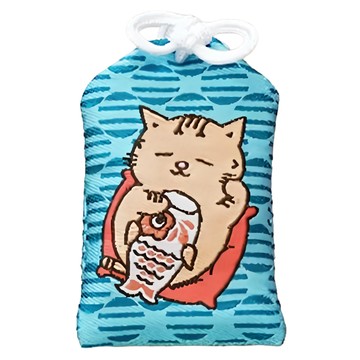 黃阿瑪的後宮生活 後宮招福貓御守 聚酯纖維 台灣製  6.5 x 4cm 繩子25cm  福氣滿滿招弟  1個