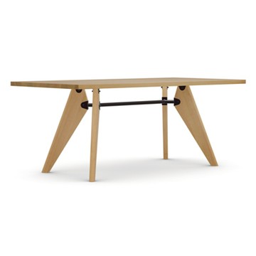 Table S.A.M. Bois 餐桌／工作桌（淺橡木、180 公分）