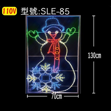 LED 雪人雪花附IC SLE-85
