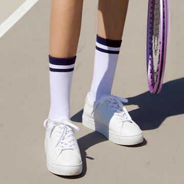 ANDAR RINGLE 中筒襪 襪子 運動 健身 穿搭 網球 雙環中筒襪 高爾夫球 瑜珈