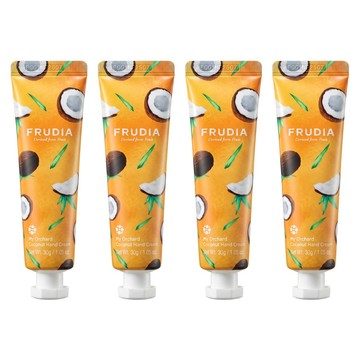 FRUDIA 台灣公司貨 文青果社 輕盈保濕護手霜 椰子  30g  4條