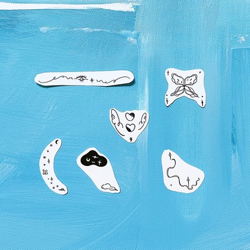 Inner浮蝶飄飄飛 紋身貼紙