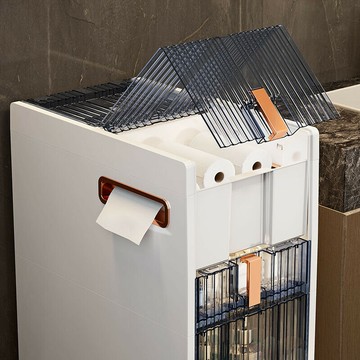 收納櫃 置物櫃 縫隙櫃 廚房收納櫃 浴室收納 夾縫收納櫃 邊櫃衛生間夾縫收納柜抽屜式廁所窄縫儲物柜浴室超窄縫隙柜側邊柜